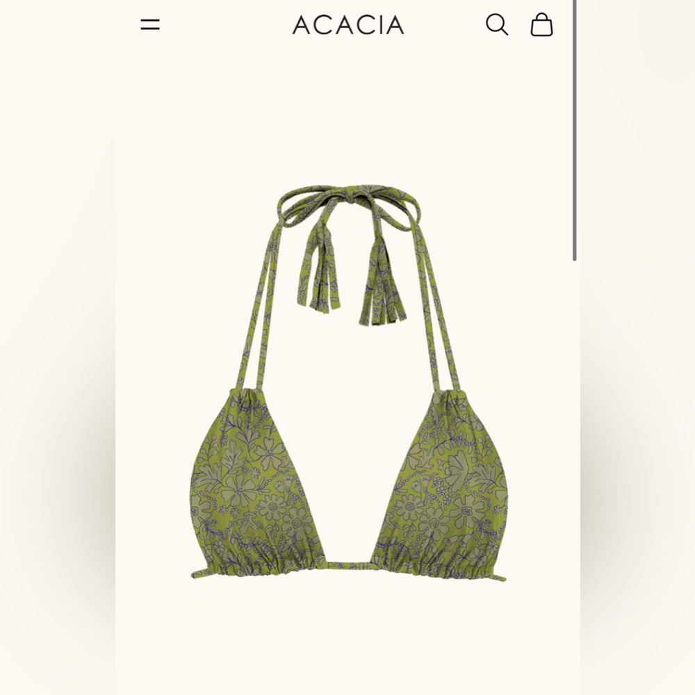 Acacia Swimwear Cannons Top Brio size Medium - Picture 7 of 7